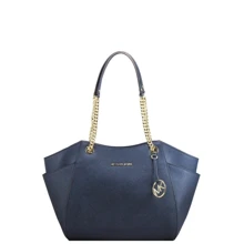 Женская сумка тоут Michael Kors темно-синяя (889154317529): Пол Женский