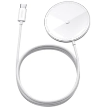 Зарядний пристрій Baseus Wireless Charger MagSafe Simple Mini 15W White (WXJK-F02) for iPhone 16 I 15 I 14 I 13 I 12 series: Особливості MagSafe