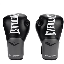 Боксерські рукавички Everlast ELITE TRAINING GLOVES чорний, сірий Уні 16 унцій (870270-70-816): undefined undefined