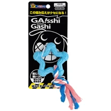 Іграшка DoggyMan Chew Toy Star with Rope жувальна для собак Зірка блакитна (58472): Виробник DoggyMan