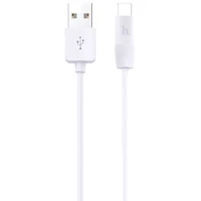 Кабель Hoco USB Cable to microUSB X1 Rapid 1m White: Тип USB Cable - microUSB