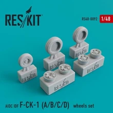 Смоляні колеса RESKIT для літака AIDC IDF F-CK-1 A/B/C/D RS48-0092: Виробник RESKIT