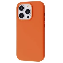 Чехол для iPhone WAVE Premium Leather Edition Case with MagSafe Orange for iPhone 14 Pro: Цвет оранжевый