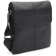 Жіноча сумка планшет Borsa Leather чорна (K1b064bl-black): Стать Мужской