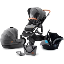 Універсальна коляска 3 в 1 Kinderkraft Prime Gray (KKWPRIMGRY0300): Тип коляски універсальна коляска (3-в-1)