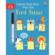 Early Years Wipe-Clean First Sums / Первая математика для самых маленьких: Производитель Usborne