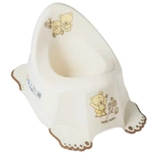 Горщик Tega Baby Ведмедики з протиковзкою гумою та музикою Кремової (PO-046-119): Колір бежевый