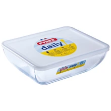 Форма Pyrex Daily 22х17см 1.3 л (342P000/3046): Крышка Есть