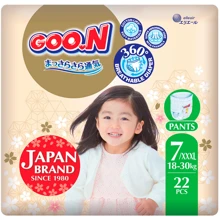 Трусики-підгузки GOO.N Premium Soft, 7 3XL унисекс, 22 шт (F1010101-160): Тип Подгузники-трусики