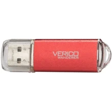 USB-флешка Verico 64GB Wanderer USB 2.0 Red (1UDOV-M4RD63-NN): Стандарт USB USB 2.0
