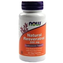 NOW Foods Resveratrol 200 mg 60 veg caps: Форма выпуска Капсулы
