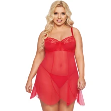 Пеньюар SoftLine Carla, XXXL (red): Для кого Для женщин