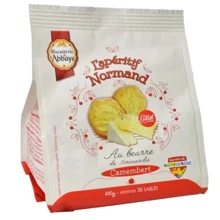 Печенье Biscuiterie De L'abbaye с сыром Камамбер 100 г (3226219011041): Вес нетто 100 г