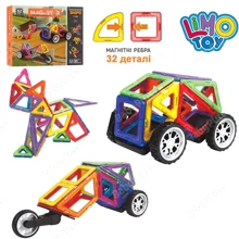 Магнитный конструктор Limo Toy Magnistar 32 детали (LT3006): Количество деталей, шт. 32