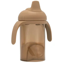 Чашка непроливайка Difrax Non-Spill Sippy Cup Soft с силиконовым носиком 250 мл Caramel (704 Caramel): Производитель Difrax