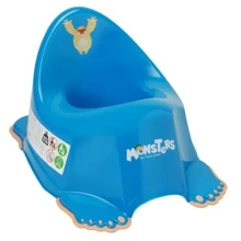 Горщик Tega Baby Монстрики з протиковзкою гумою та музикою Блакитний (PO-026-126): Колір голубой