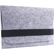Gmakin Cover Envelope With Rubber Band Grey (GM15-15) for MacBook Pro 15/Pro 16: Цвет серый (Space Gray)