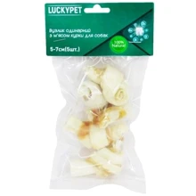 Лакомства Lucky Pet для собак Узелок одинарный №1 с мясом курицы 5-7 см 5 шт (551177): Производитель Lucky Pet