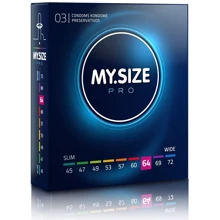 Презервативи My.Size Pro 64, 3 шт.: Тип Збільшеного розміру