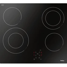 Варочная поверхность электрическая Amica PC6420ZT: Расположение панели Спереди посередине