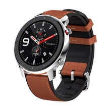 Смарт-часы Amazfit GTR 47mm Stainless Steel (A1902SS): Дисплей 1.39" AMOLED (454x454)