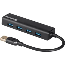 Адаптер Defender Adapter Quadro Express USB3.0+4xUSB3.0: Цвет черный