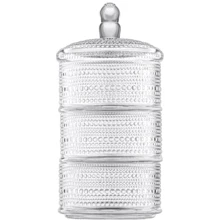 Цукорниця Ardesto Verbena скло 12.5 см Прозора (AR5021): Колір прозрачный