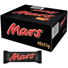 Упаковка батончиків Mars з нугою та карамеллю 40х51 г (5900951271069): Вага, г 2040