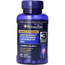 Puritan's Pride Double Strength Glucosamine Chondroitin MSM 60 caps: Тип Глюкозамин