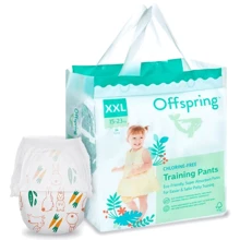 Подгузники-трусики Offspring, Зайчики, размер XXL (DP-OI-FAP-XXL24P-HBN): Тип Подгузники-трусики