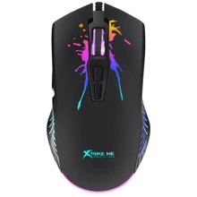 Мышь Xtrike GM-215 RGB-LED USB Black (GM-215): Интерфейс подключения USB