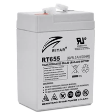 Ritar AGM RT655, 6V-5Ah (RT655): Тип Аккумулятор