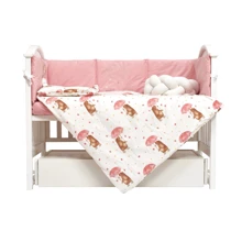 Комплект постельного белья Twins Fluffy Puffy Umbrella пудра (4076-TFP-24U): Тип постельный комплект