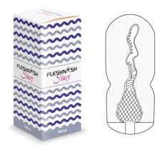 Мастурбатор с эффектом отсоса Fleshnash Spiral Touch (белый), 15х6.7см: Для кого Для мужчин