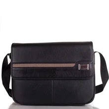 Мужская сумка почтальонка Bonis черная (SHIL8101-black): Пол Мужской