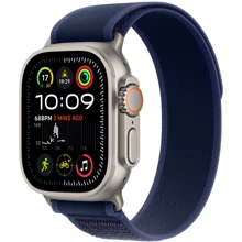 Apple Watch Ultra 2 2024 GPS + Cellular 49mm Natural Titanium Case with Blue Trail Loop - S/M (MX4J3UL/A): Розмір 49mm