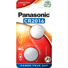 Panasonic CR 2016 2шт LITHIUM (CR-2016EL/2B): undefined undefined