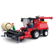 Конструктор SLUBAN M38-B0779 комбайн 18см, фігурки, 229дет, 28,5-24-5,5см: Виробник Sluban