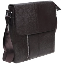 Чоловіча сумка планшет Borsa Leather коричнева (K15103-brown): Стать Чоловік