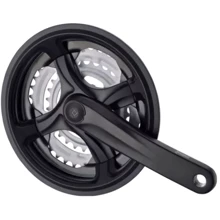 Комплект шатунов PROWHEEL TY-CM99 175mm 28/38/48T защита цепи звёзды сталь под квадрат black (CHW-56-88): Количество звезд 3