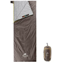 Спальный мешок Naturehike Lightweight Summer LW180 NH21MSD09, (15°C), p-p XL, коричневый (6927595777985): Тип одеяло