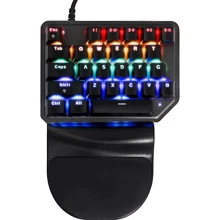Клавіатура Motospeed K27 USB Black ENG Outemu Red (mtk27mr): Підключення проводное