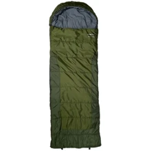 Спальный мешок Campout Beech (4/-1°C) 150 см - Left Zip Khaki (PNG 248548): Тип одеяло с капюшоном