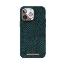 Чехол для iPhone Njord Salmon Leather MagSafe Case Green (NA44SL02) for iPhone 14 Pro Max: Цвет зеленый