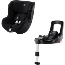 Автокресло BRITAX-ROMER DUALFIX iSENSE Space Black с платформой FLEX BASE: Группа 0+/1