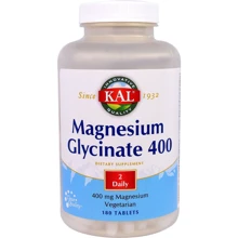 KAL Magnesium Glycinate 400 400 mg 180 Tablets (CAL-81209): Тип магній