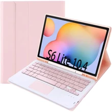 Аксессуар для планшетных ПК BeCover Case Smart Keyboard TouchPad Pink for Samsung Galaxy Tab S6 Lite 10.4 P610/P613/P615/P619 (712365): Цвет розовый