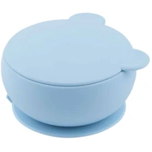 Глибока тарілка MinikOiOi силіконова Bowl Mineral Blue (101080003): Матеріал силикон