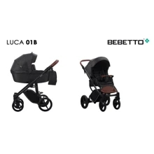 Универсальная коляска 2 в 1 Bebetto LUCA (01) графит (черная рама) (503.20.18.B01): Тип коляски универсальная коляска (2-в-1)