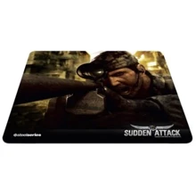 Игровая поверхность SteelSeries Qck Mass Sudden Attack: Материал Резина, ткань